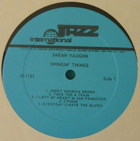 Sarah Vaughan - Swingin' Things - LP