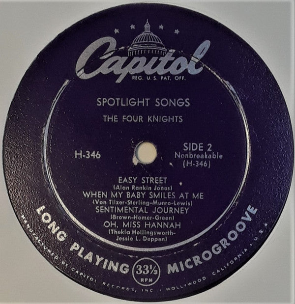 The Four Knights - The Four Knights Sing Spotlight Songs - LP
