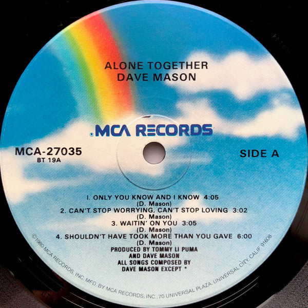 Dave Mason - Alone Together - LP