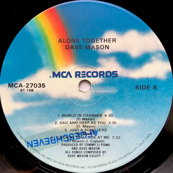 Dave Mason - Alone Together - LP