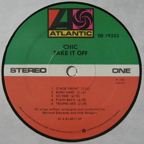 Chic - Take It Off - LP