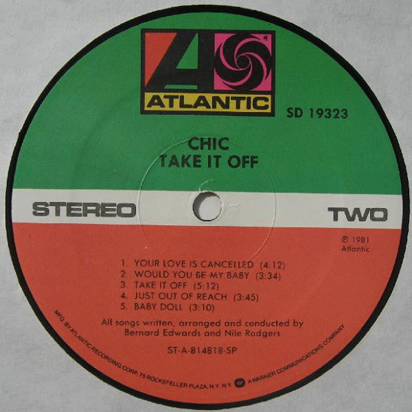 Chic - Take It Off - LP