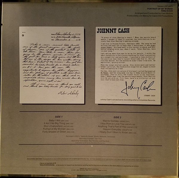 Eddy Arnold - Portrait Of My Woman - LP