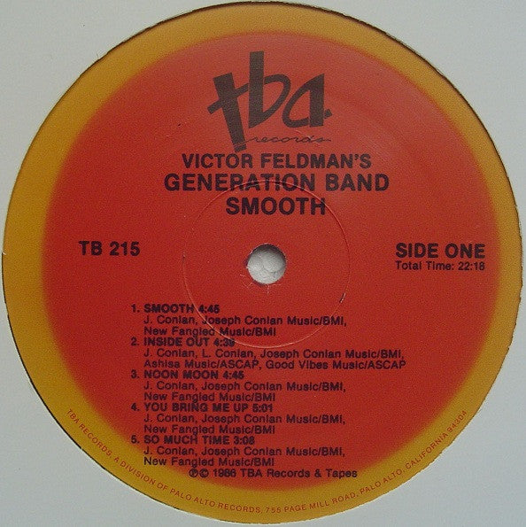 Victor Feldman's Generation Band - Smooth - LP
