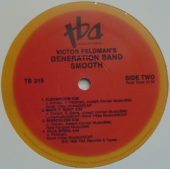 Victor Feldman's Generation Band - Smooth - LP