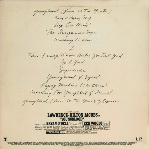 War - Youngblood (Original Motion Picture Soundtrack) - LP