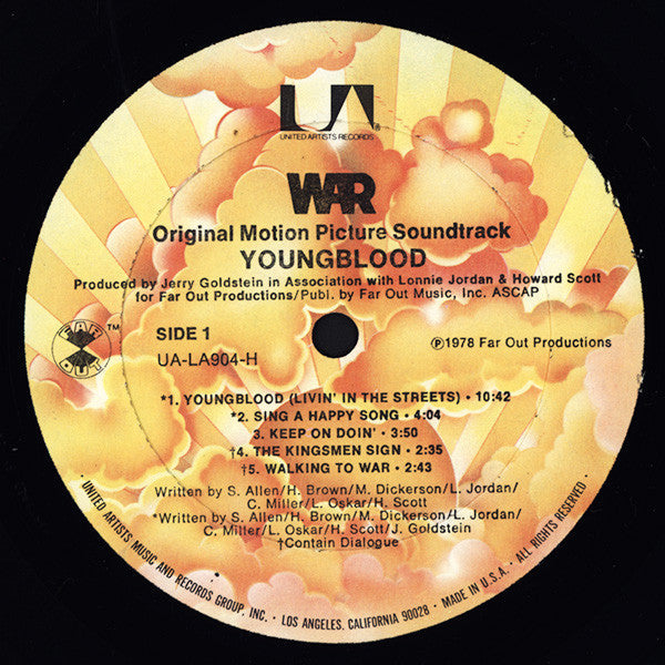 War - Youngblood (Original Motion Picture Soundtrack) - LP