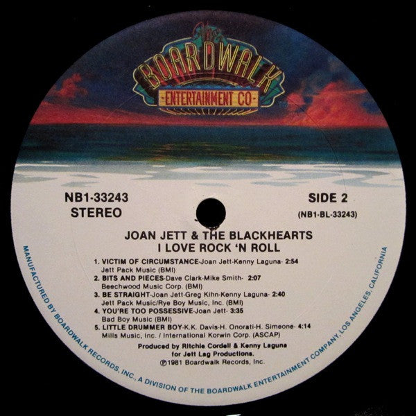 Joan Jett & The Blackhearts - I Love Rock 'N Roll - LP