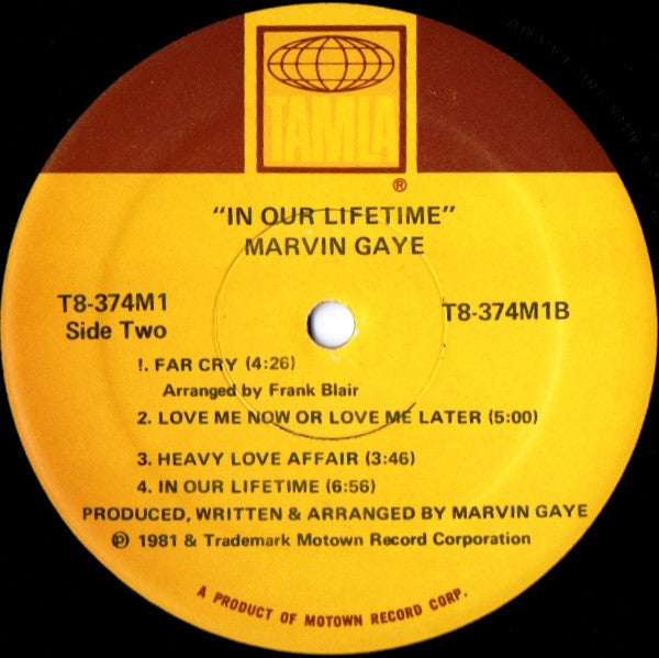 Marvin Gaye - In Our Lifetime - LP