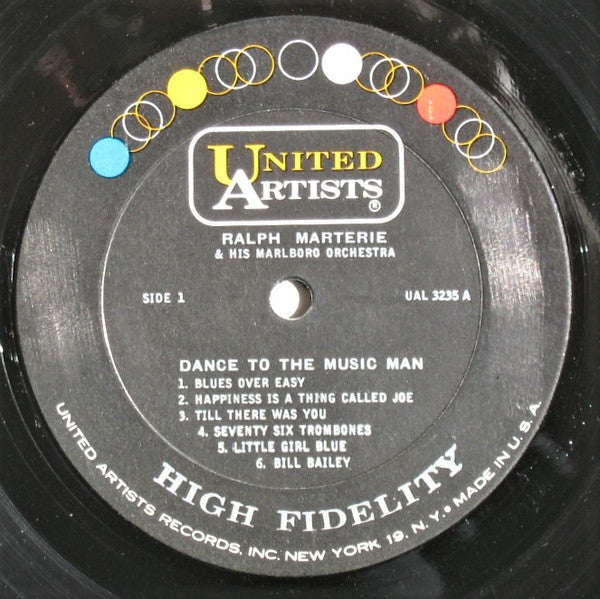 Ralph Marterie And His Orchestra - Dance To The Music Man - LP