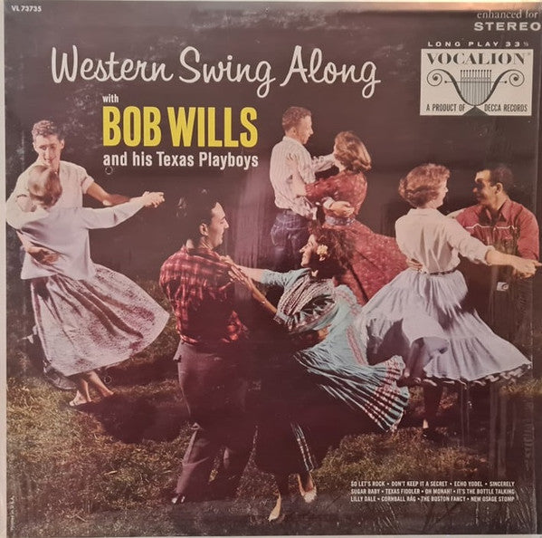 Bob Wills & His Texas Playboys - Western Swing Along - LP