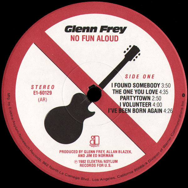 Glenn Frey - No Fun Aloud - LP