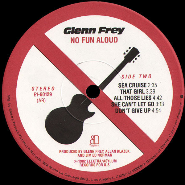 Glenn Frey - No Fun Aloud - LP