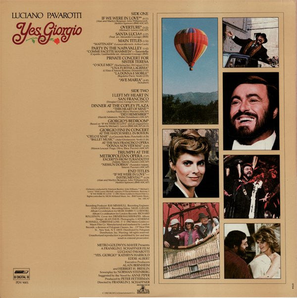 Luciano Pavarotti - Yes, Giorgio - LP