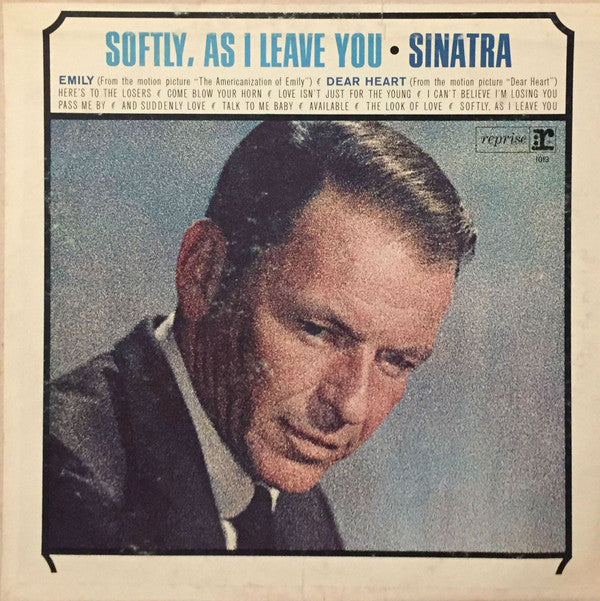 Sinatra* - Softly, As I Leave You - LP