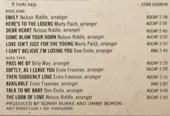 Sinatra* - Softly, As I Leave You - LP