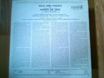 Gold And Fizdale, Dave Brubeck, The Dave Brubeck Trio, Carmen McRae - Play Dave Brubeck's Points On Jazz - LP