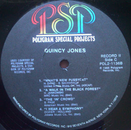Quincy Jones - The Quintessential - LP