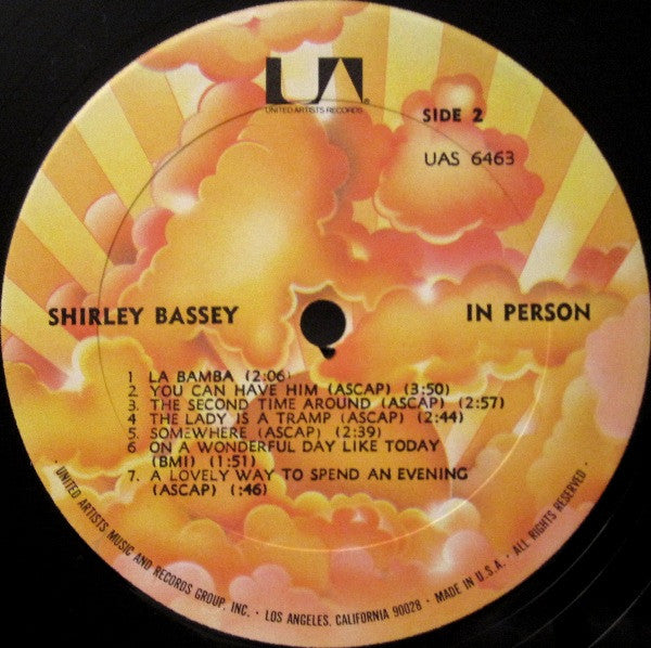 Shirley Bassey - In Person - LP