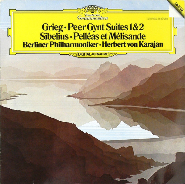 Grieg* / Sibelius* – Berliner Philharmoniker · Herbert von Karajan - Peer Gynt Suites 1 & 2 / Pelléas Et Mélisande - LP