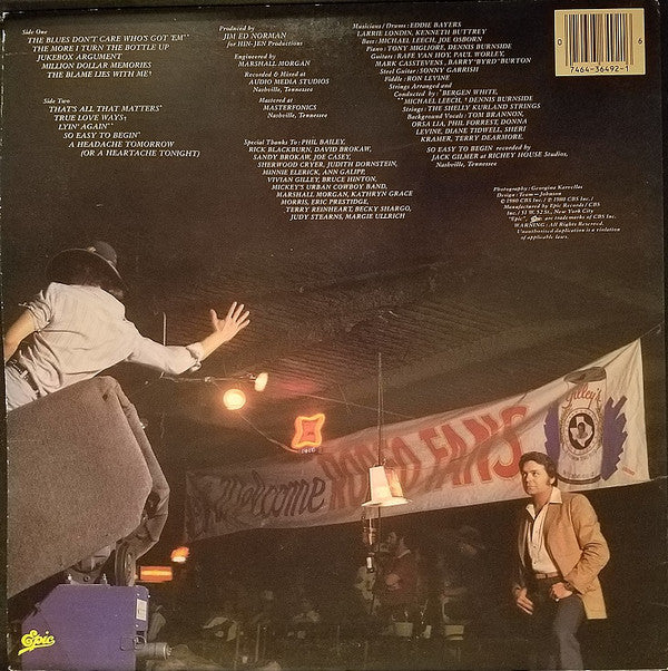 Mickey Gilley - That's All That Matters To Me - LP