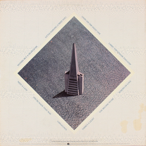 The Doobie Brothers - Livin' On The Fault Line - LP