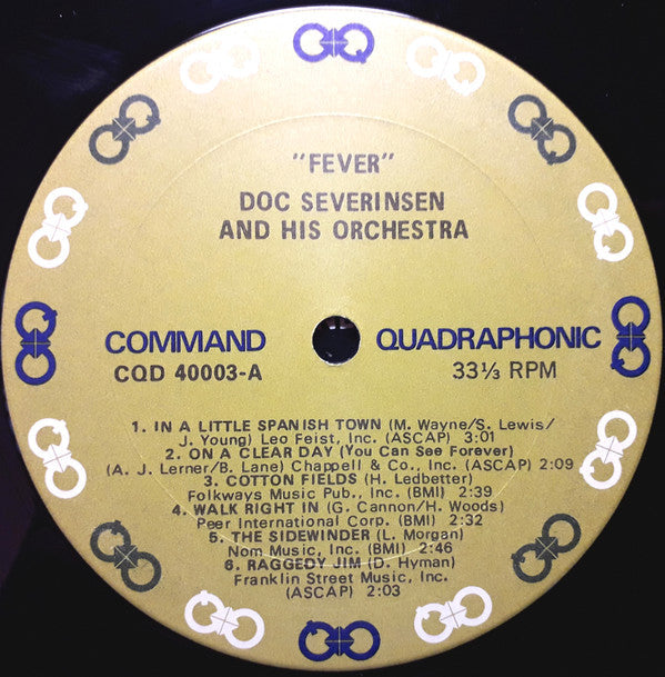 Doc Severinsen His Trumpet And Orchestra* - Fever! - LP