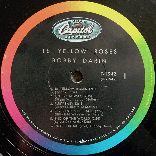 Bobby Darin - 18 Yellow Roses - LP