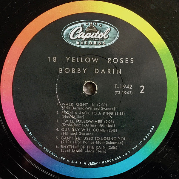 Bobby Darin - 18 Yellow Roses - LP