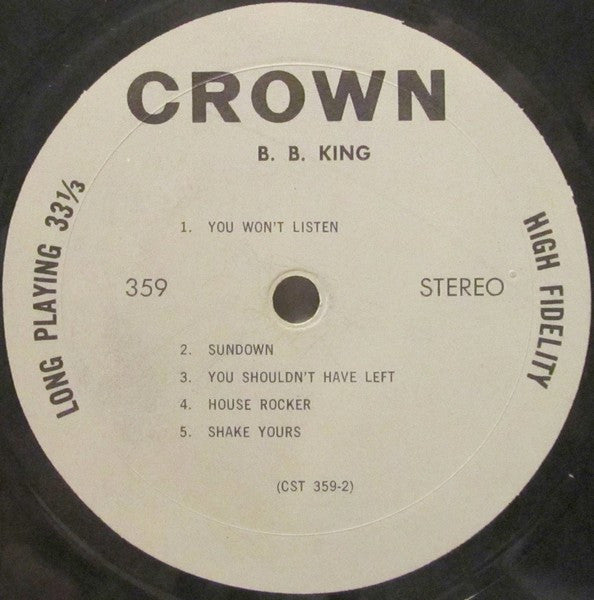 B.B. King - B.B. King - LP