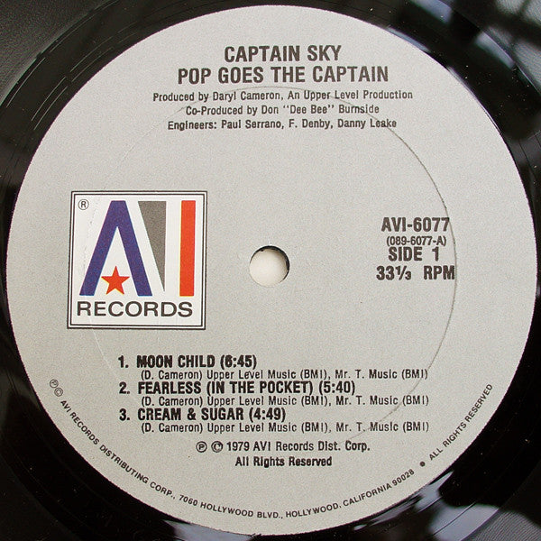 Captain Sky - Pop Goes The Captain - LP