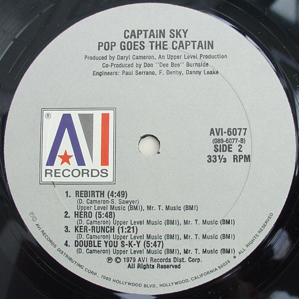 Captain Sky - Pop Goes The Captain - LP