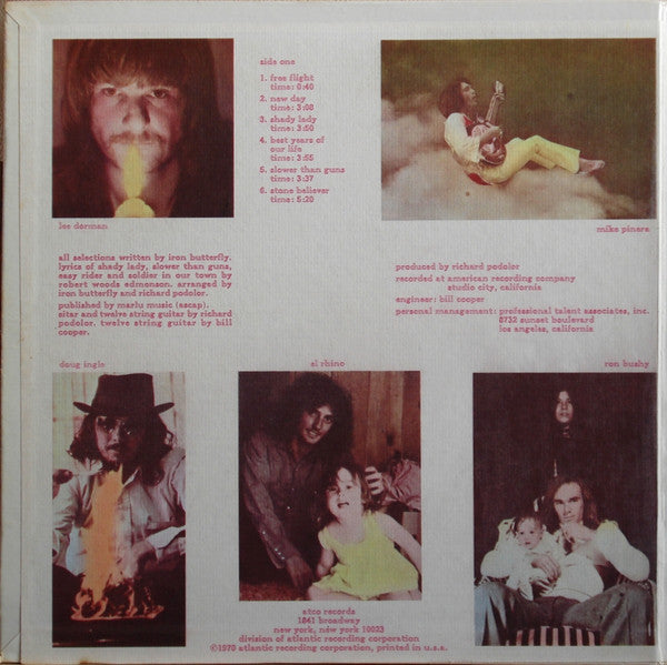 Iron Butterfly With Pinera* & Rhino* - Metamorphosis - LP
