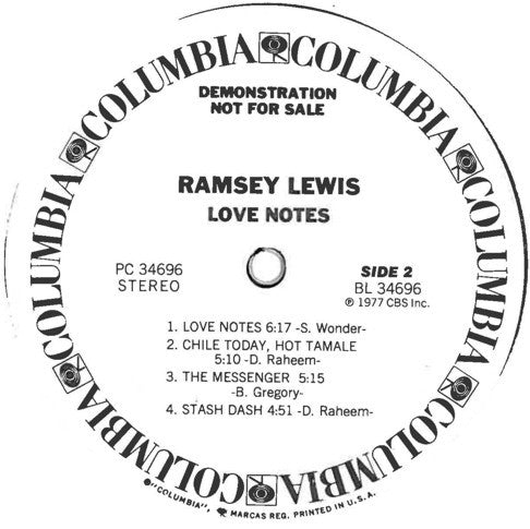Ramsey Lewis - Love Notes - LP