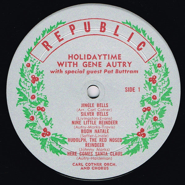 Gene Autry - Holidaytime With Gene Autry - LP