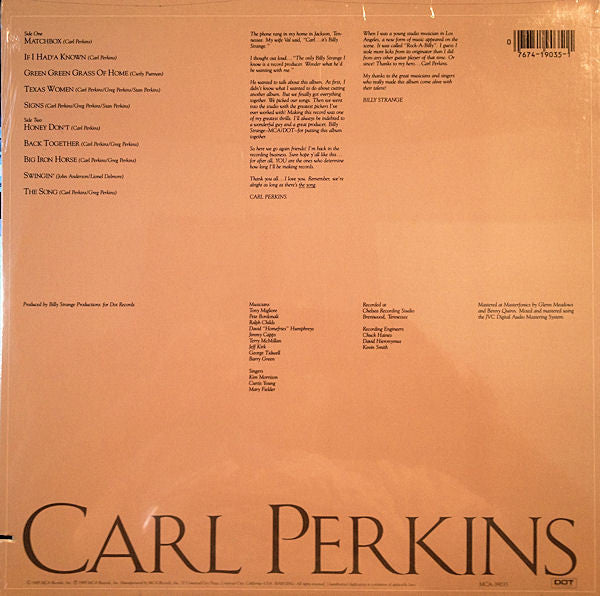 Carl Perkins - Carl Perkins - LP