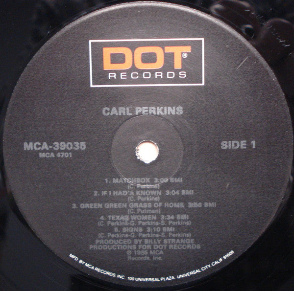 Carl Perkins - Carl Perkins - LP