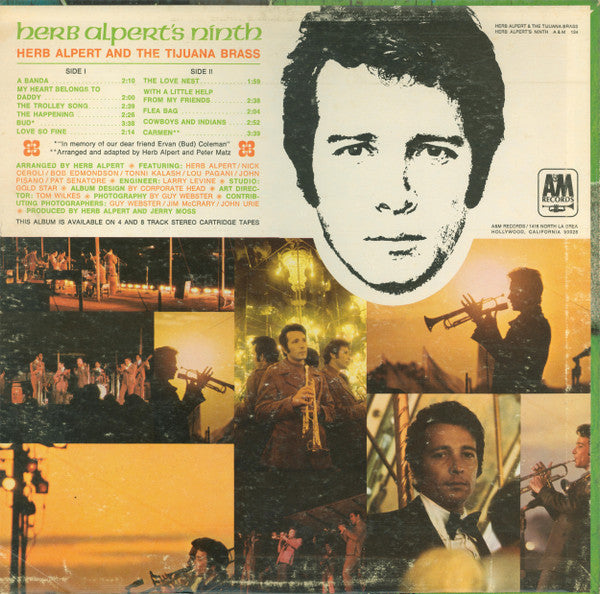 Herb Alpert And The Tijuana Brass* - Herb Alpert's Ninth - LP