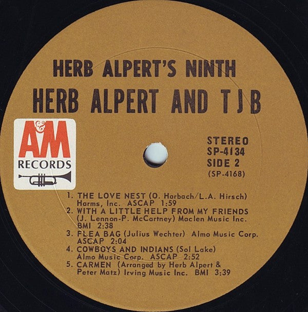 Herb Alpert And The Tijuana Brass* - Herb Alpert's Ninth - LP