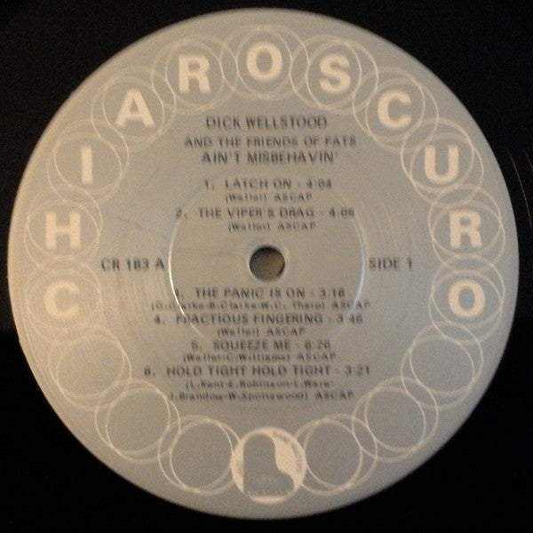 Dick Wellstood And The Friends Of Fats - Ain't Misbehavin' - LP