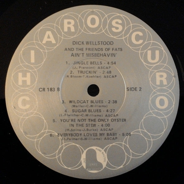 Dick Wellstood And The Friends Of Fats - Ain't Misbehavin' - LP