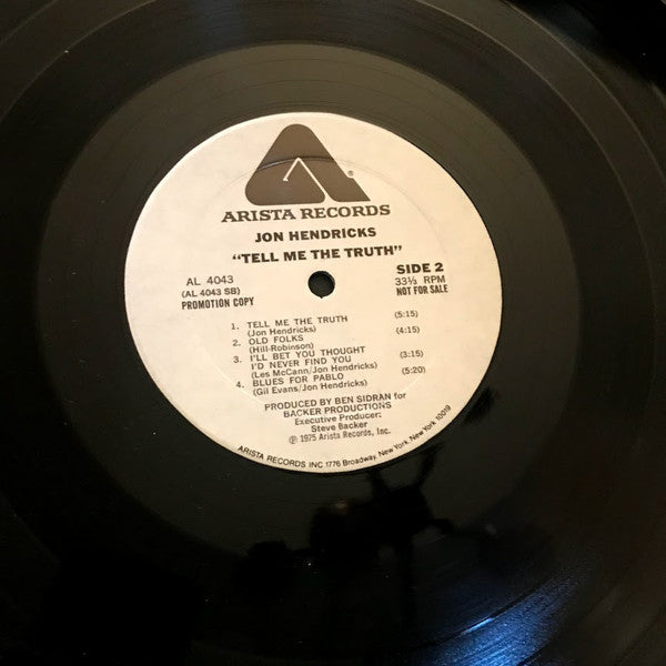 Jon Hendricks - Tell Me The Truth - LP