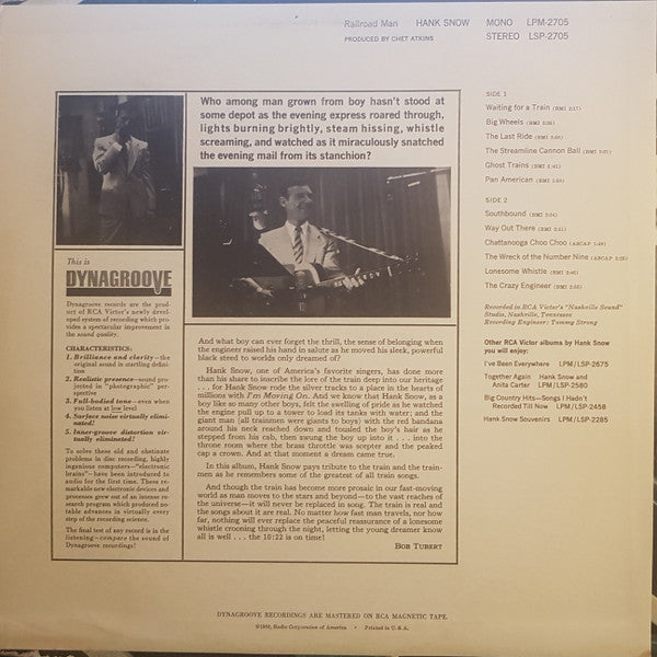 Hank Snow - Railroad Man - LP