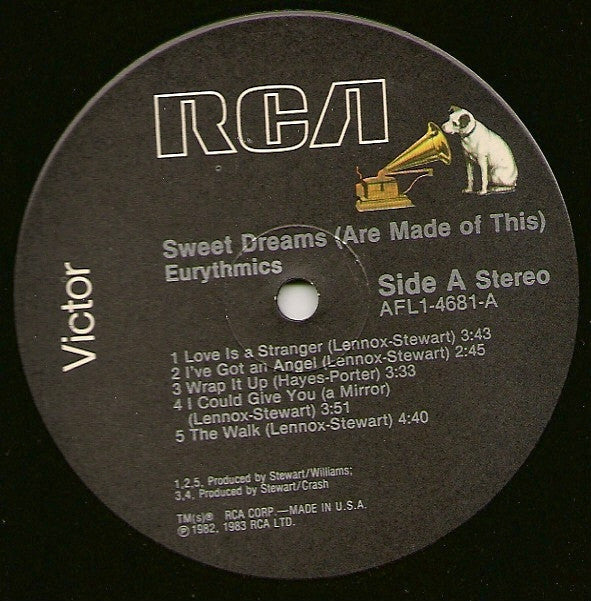 Eurythmics - Sweet Dreams (Are Made Of This) - LP