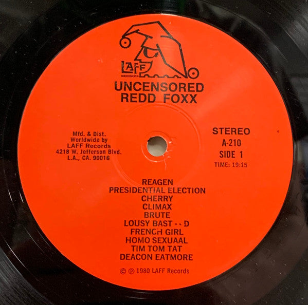 Redd Foxx - Uncensored - LP