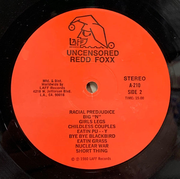 Redd Foxx - Uncensored - LP