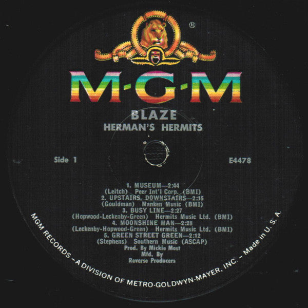 Herman's Hermits - Blaze - LP