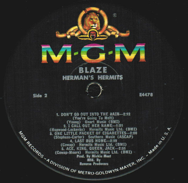 Herman's Hermits - Blaze - LP