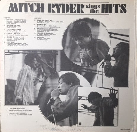 Mitch Ryder - Sings The Hits - LP