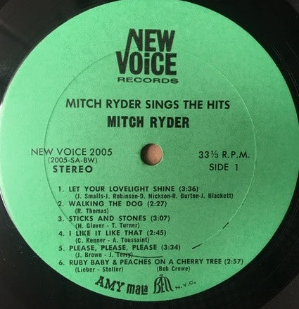 Mitch Ryder - Sings The Hits - LP
